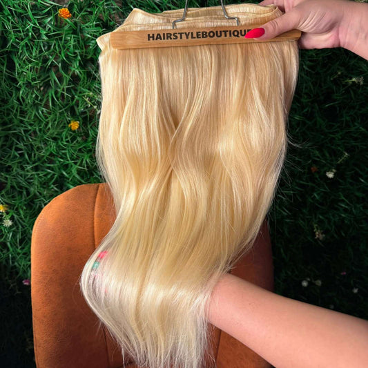 100% Естествена руса коса на треса